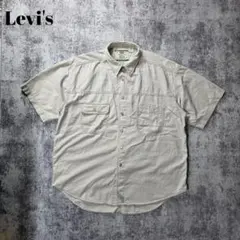 Levi's リーバイス 半袖シャツ XL 刺繍ロゴ ボタンダウンシャツ