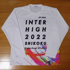 YONEX INTER HIGH 2022 ロングTシャツ Mサイズ