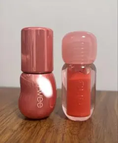 fwee & clio ピンク系リップグロス2本セット