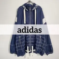 90sヴィンテージ 希少レアデザイン adidas ジャンパー デタッチャブル