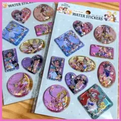 《２枚セット》ディズニープリンセス☆ウォーターシール☆
