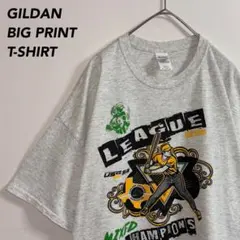 《ビッグプリント》海外古着GILDANギルダンTシャツ半袖