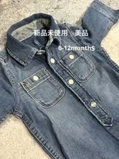 【新品未使用】GAPデニム長袖ジャンプスーツ