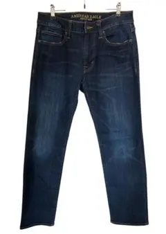美品 AMERICAN EAGLE ストレッチ　ストレート　デニム メンズ Mのサムネイル