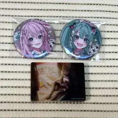 プロセカ メロパレ 缶バッジ 巡音ルカ 初音ミク ノーブルアート