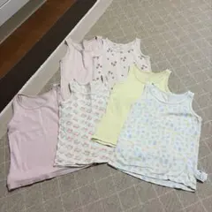 女の子向けタンクトップ6枚セット 100