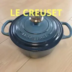 LE CREUSET 両手鍋 ブルー グラデーションのサムネイル