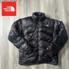 大人気　ノースフェイス　最高峰　サミットシリーズ　ダウン　軽量　黒　メンズM