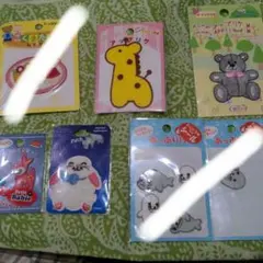 動物刺繍アップリケセット