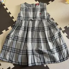 POLO ノースリーブチェックワンピース　110cm