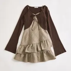 OLIVE des OLIVE ニットボレロワンピセット