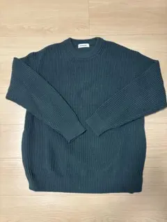 monkey time ダークグリーン ニット・セーター