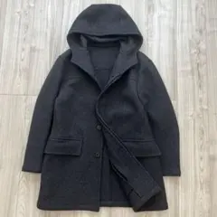 【美品】EuroTaylor ユーロテーラー ダッフルコート ダークグレー M