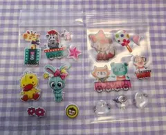【100円】ぷっくり 動物 アニマル シマエナガ シール おすそわけ 詰め合わせ