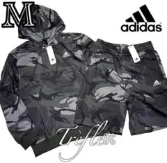 アディダス adidas 新品 未使用 パーカー ハーフパンツ 上下セット 薄手