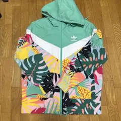 adidas トロピカル柄 フルジップジャケットサイズ2XLOT - メルカリ