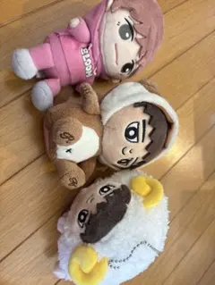 宮世琉弥ぬいぐるみ マスコット 3点セットのサムネイル