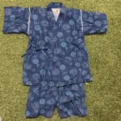 花火模様 甚平 上下セット サイズ110