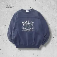 は*ぁ様 90s NFL Dallas Cowboys 刺繍スウェット XL