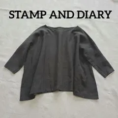 ❤️日本製 スタンプアンドダイアリー リネン カットソー