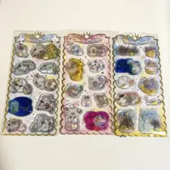 正規品　キラキラウォーターinシール　クラックス　ウォーターシール　3枚セット