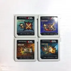 ニンテンドー3DSソフトモンスターハンター 4点セット