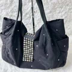 TRES handbag studs トートバッグ　スタッズ レザー　y2kのサムネイル