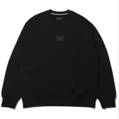 ブラック クルーネック トレーナー