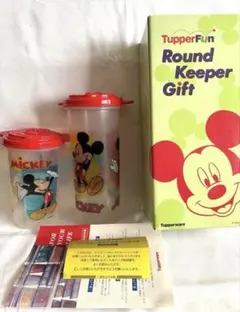 【新品.未使用】Tupperware ラウンドキーパー　 ミッキーマウス