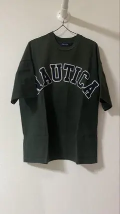 NAUTICA ダークグリーン Tシャツ Mサイズ