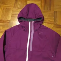 NIKE　THERMA-FIT　フルジップパーカー　パープル　表記サイズM
