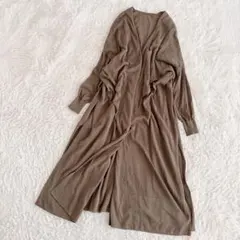美品✨ミューズドゥドゥーズィエムクラス　薄手　ロングカーディガン　日本製のサムネイル
