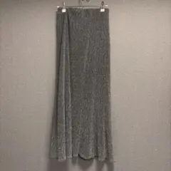 RETRO GIRL グレー ラメ入り スカート マーメイドスカート