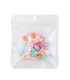 【新品未開封】3COINS アルファベットパーツ/ホビ活/ミント