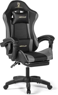 ゲーミングチェア オットマン付き フルリクライニング ハイバック