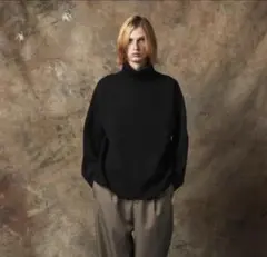 【美品】 ENDER PRODUCTS ミラノリブオーバーサイズタートルネック