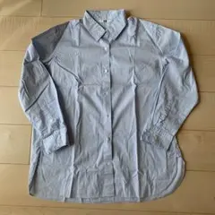 UNIQLO XLサイズ 長袖シャツ ライトブルー