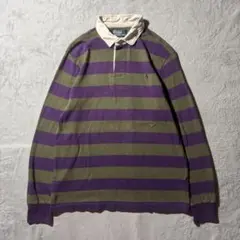 【Y8637】Polo by Ralph Lauren 長袖ポロシャツ　サイズM