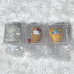 ♡サンリオキャラクターズ なりきりお惣菜 マスコット 3種セット♡