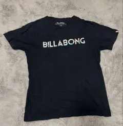BILLABONG ビラボン TシャツM ブラック ボタニカル ロゴ 綿100%