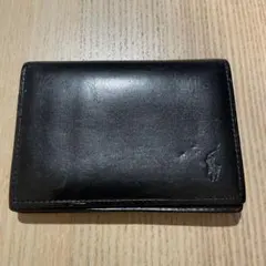 Polo By Ralph Lauren 黒のレザー名刺入れ