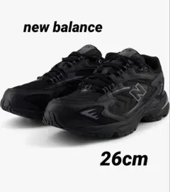⭐️新品未使用⭐️NewBalance 725 スニーカー ブラック男女兼用 黒26