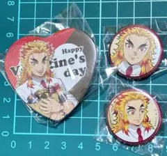 鬼滅の刃 キメツ学園 バレンタイン 缶バッジ - メルカリ