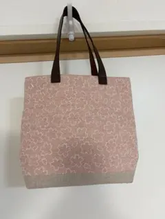 벚꽃 무늬 자수 토트 백 핸드백 사쿠라 사시코