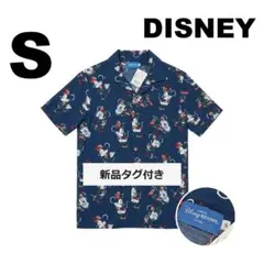 新品タグ付き 東京ディズニーリゾート ミニー アロハシャツ 紺 ユニセックス Sのサムネイル