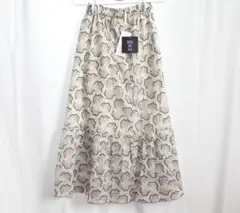 ユニクロ × アナスイ コラボ ロングスカート XS 花柄　新品タグ付き