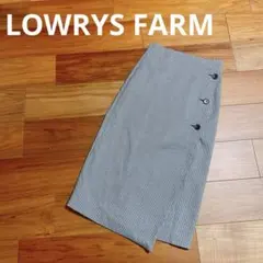 ローリーズファーム　巻きスカート　チェック