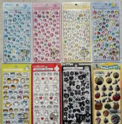 ボンボンドロップシール　しずくちゃん　ちいかわ　　ベイマックス　うるちゅるPOP