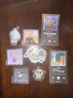 ディズニー ステッカーセット 8枚入り バラ売り可