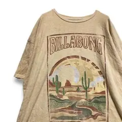 BKiU サーフ Tシャツ 古着 ビラボン Billabong イラスト 砂漠